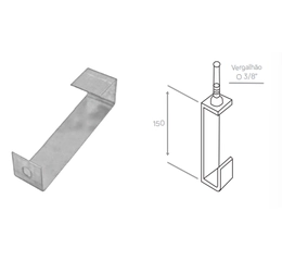 Gancho longo para perfilado